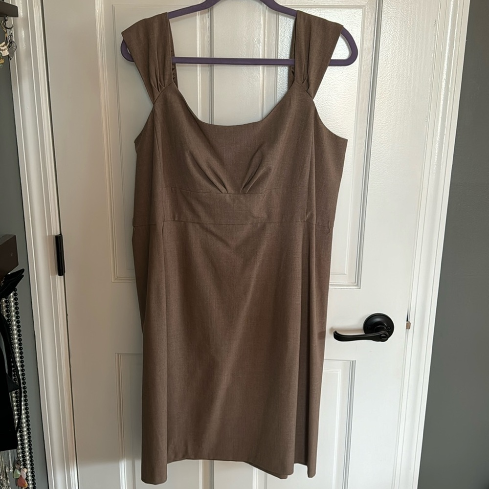 New York & Company light brown dress size 18